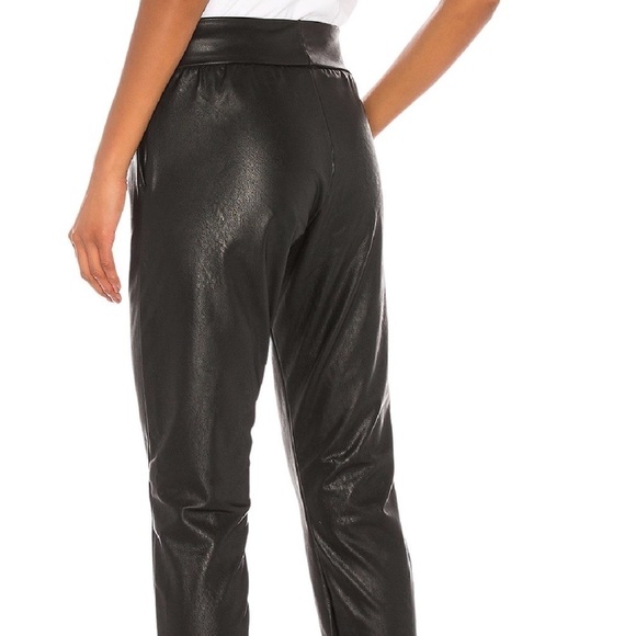 COMMANDO Faux Leather Jogger Pants Size Small in Black - Picture 12 of 16